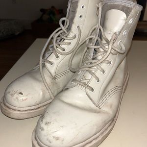 Doc Martens Boots - White - US Men 10